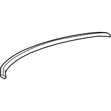 GM 10375065 Upper Trim Panel Seal 10375065 GM Upper Trim Panel Seal Illustration 1 of 1