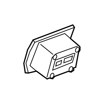 GM 86582425 Gasket, Rear View Mirror 86582425 GM Gasket, Rear View Mirror Illustration 1 of 1