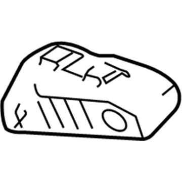 GM 88983027 Resonator 88983027 GM Resonator Illustration 1 of 1
