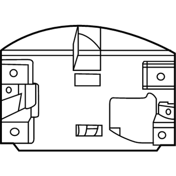 GM 84237375 Object Sensor Bracket, Passenger Side 84237375 GM Object Sensor Bracket, Passenger Side Illustration 1 of 1