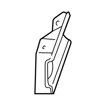 GM 15979949 Bumper Brace, Driver Side 15979949 GM Bumper Brace, Driver Side Illustration 1 of 1