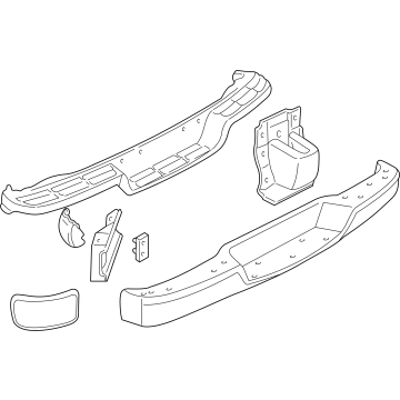 Chevy 25962249 Bumper Assembly