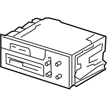 GM 15131158 Radio 15131158 GM Radio Illustration 1 of 1
