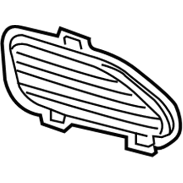 15995433 GM Speaker Grille, Driver Side Illustration 1 of 1