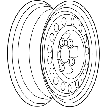 Buick 9595642 Wheel, Steel