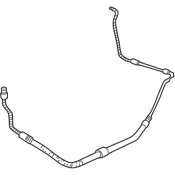 GM 26095037 Power Steering Pressure Hose 26095037 GM Power Steering Pressure Hose Illustration 1 of 1