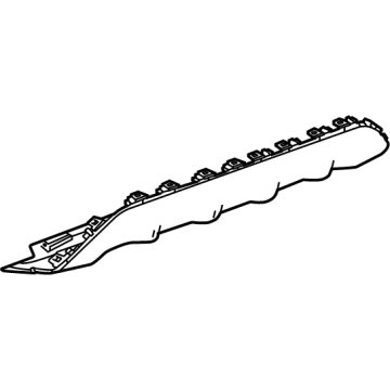 GM 42819880 Valance Panel, Rear 42819880 GM Valance Panel, Rear Illustration 1 of 1