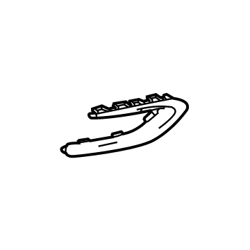 GM 42664205 Side Molding, Driver Side 42664205 GM Side Molding, Driver Side Illustration 1 of 1