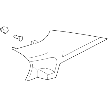 Cadillac 25730056 Upper Quarter Trim