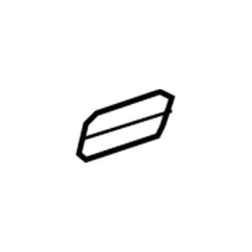 95458799 GM Seat Belt Guide, Black Illustration 1 of 1