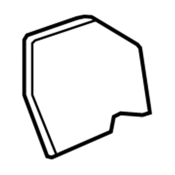 GM 95914499 Compartment Door, Black 95914499 GM Compartment Door, Black Illustration 1 of 1