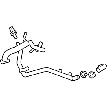 GM 55507428 Heat Exchanger 55507428 GM Heat Exchanger Illustration 1 of 1