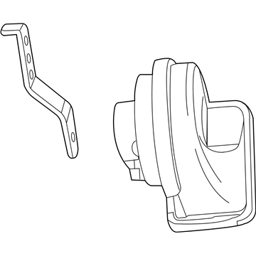 Cadillac ELR Horn - 23343195