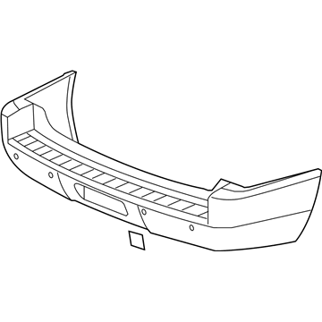 Chevy Suburban 2500 Bumper Cover - 20951796