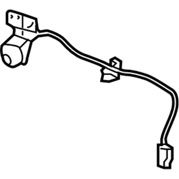 84117100 GM Front Camera, Driver Side Illustration 1 of 1