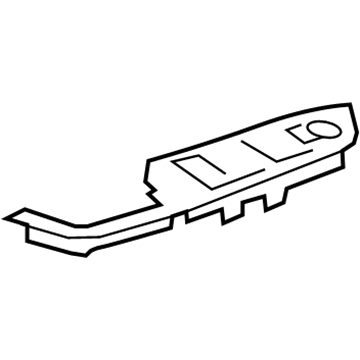 20840700 GM Switch Bezel, Driver Side Illustration 1 of 1