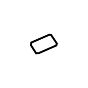GM 20819609 Door Trim Panel Cover, Black, Front Driver Side 20819609 GM Door Trim Panel Cover, Black, Front Driver Side Illustration 1 of 1