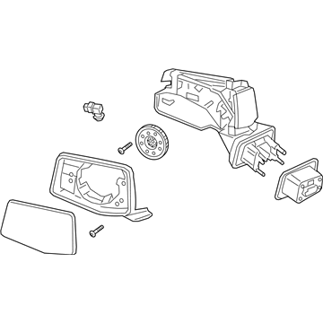 Chevy 85676745 Mirror Assembly