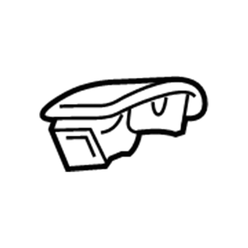 GM 22833008 Release Handle, Titanium, Rear 22833008 GM Release Handle, Titanium, Rear Illustration 1 of 1