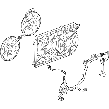 Chevy 84153647 Fan Module