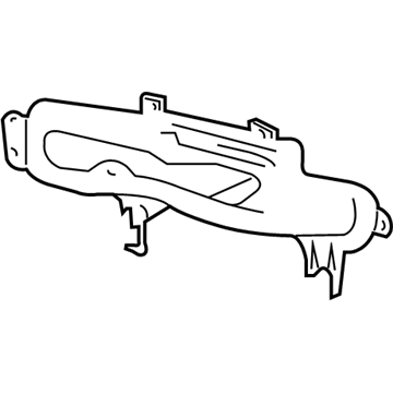 GM 22842050 Bracket, Driver Side 22842050 GM Bracket, Driver Side Illustration 1 of 1