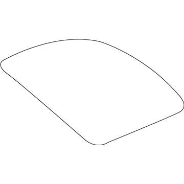 GM 25863865 Quarter Glass, Passenger Side 25863865 GM Quarter Glass, Passenger Side Illustration 1 of 1