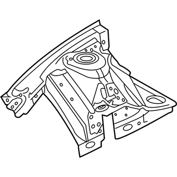 GM 92288853 Apron Panel 92288853 GM Apron Panel Illustration 1 of 1