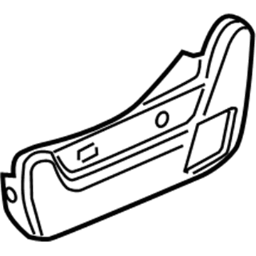 GM 15232572 Outer Finish Panel 15232572 GM Outer Finish Panel Illustration 1 of 1