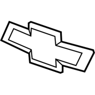 GM 22786809 Emblem, Gold Insert 22786809 GM Emblem, Gold Insert Illustration 1 of 1