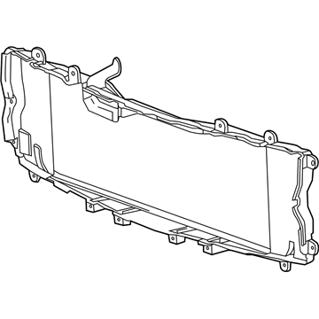 GM 23322443 Inner Grille, Front 23322443 GM Inner Grille, Front Illustration 1 of 1