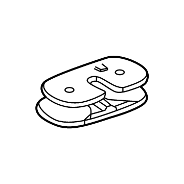 GM 87826172 Insulator, Passenger Side 87826172 GM Insulator, Passenger Side Illustration 1 of 1
