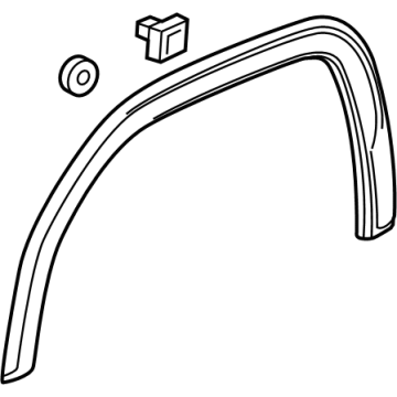 GMC 23396048 Wheel Opening Molding
