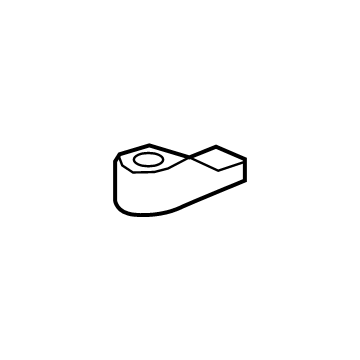 GM 39120016 Radiator Lower Bracket, Passenger Side 39120016 GM Radiator Lower Bracket, Passenger Side Illustration 1 of 1