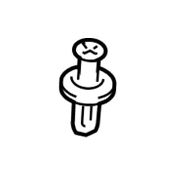 GM 92138797 Bumper Cover Upper Retainer 92138797 GM Bumper Cover Upper Retainer Illustration 1 of 1