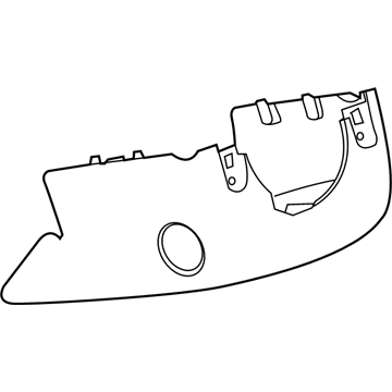 Cadillac 22848371 Lower Shroud
