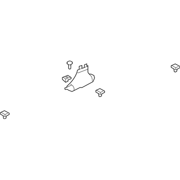 GM 92181713 Carpet Retainer 92181713 GM Carpet Retainer Illustration 1 of 1