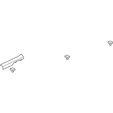 GM 92172471 Carpet Retainer 92172471 GM Carpet Retainer Illustration 1 of 1