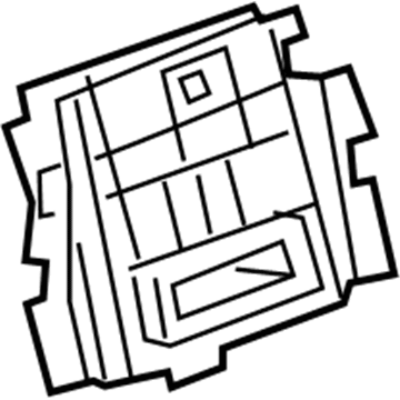 84487086 GM Display Unit, Black Illustration 1 of 1