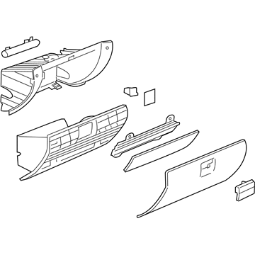 Saturn Glove Box - 25924514