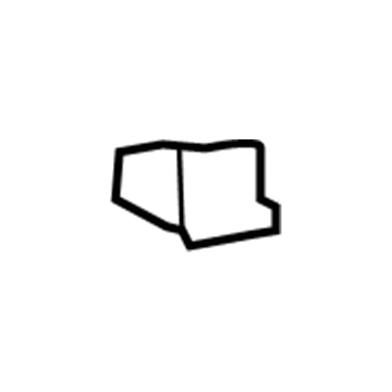 GM 96630075 Glove Box Assembly Bumper 96630075 GM Glove Box Assembly Bumper Illustration 1 of 1
