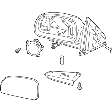 Chevy Trailblazer EXT Car Mirror - 15789792