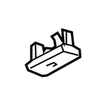 GM 20817689 Button, Black, Passenger Side 20817689 GM Button, Black, Passenger Side Illustration 1 of 1