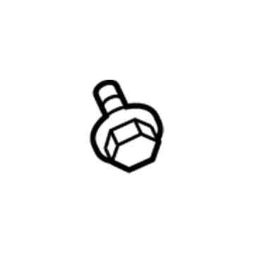 GM 11589044 Auxiliary Pump Screw, Passenger Side 11589044 GM Auxiliary Pump Screw, Passenger Side Illustration 1 of 1