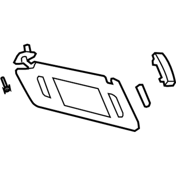 Cadillac CTS Sun Visor - 25827694