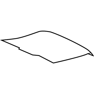 GM 84094421 Stripe Tape, White, Rear 84094421 GM Stripe Tape, White, Rear Illustration 1 of 1