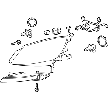 Buick 23216003 Headlamp Assembly