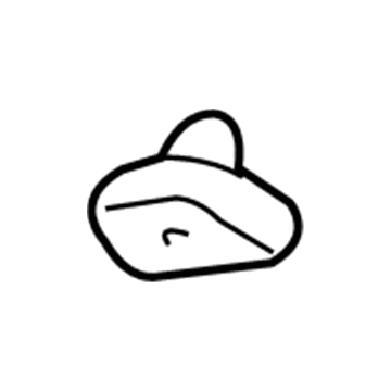 12482263 GM Sunvisor Clip Illustration 1 of 1