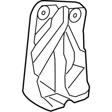 GM 10306030 Transmission Mount Bracket 10306030 GM Transmission Mount Bracket Illustration 1 of 1