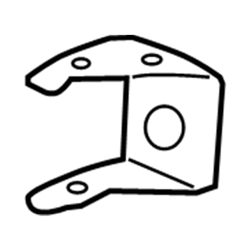 GM 88937058 Lower Hinge, Rear Driver Side 88937058 GM Lower Hinge, Rear Driver Side Illustration 1 of 1