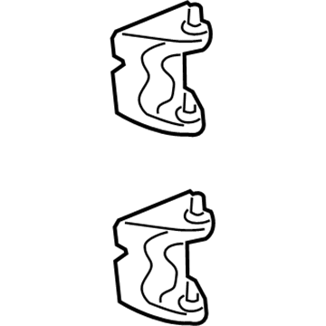 GM 88937062 Lower Hinge, Passenger Side 88937062 GM Lower Hinge, Passenger Side Illustration 1 of 1